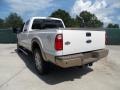 2011 White Platinum Metallic Tri-Coat Ford F250 Super Duty King Ranch Crew Cab 4x4  photo #5