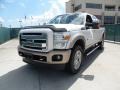 2011 White Platinum Metallic Tri-Coat Ford F250 Super Duty King Ranch Crew Cab 4x4  photo #7