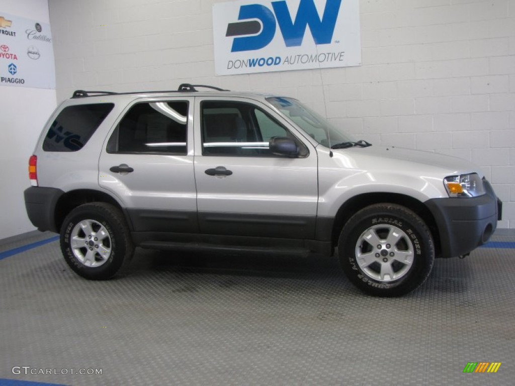 2005 Escape XLT V6 - Silver Metallic / Medium/Dark Flint Grey photo #5