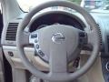 2012 Nissan Sentra Beige Interior Steering Wheel Photo