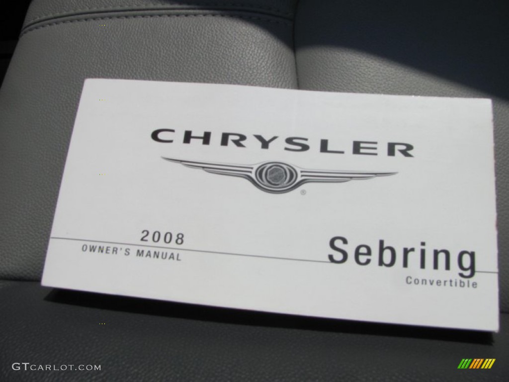2008 Chrysler Sebring Touring Convertible Books/Manuals Photo #51947450