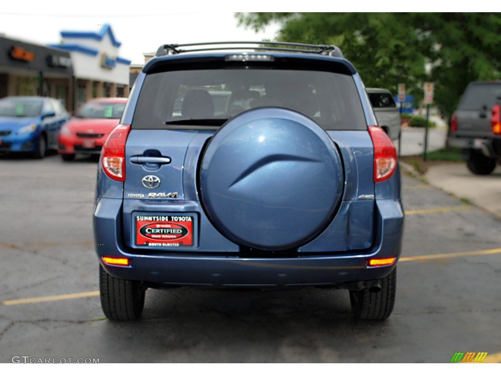 2008 RAV4 4WD - Pacific Blue Metallic / Ash photo #6