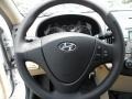 2011 Hyundai Elantra Beige Interior Steering Wheel Photo