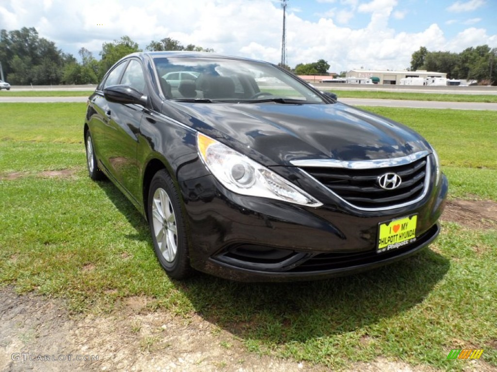 Midnight Black Hyundai Sonata