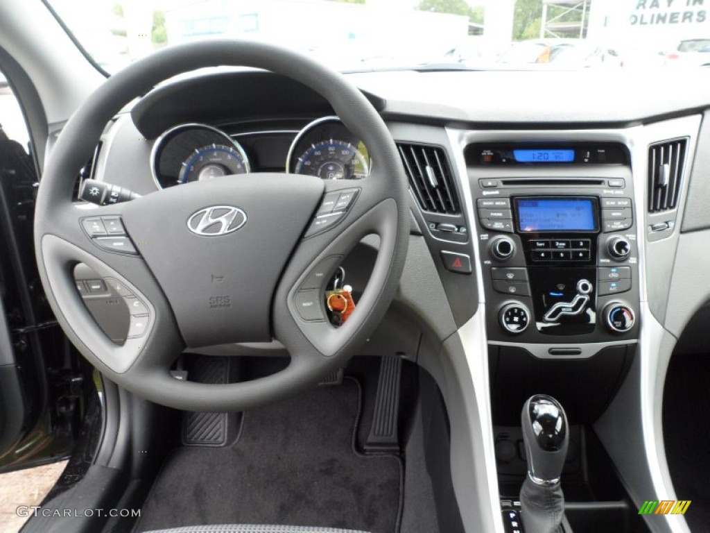 2012 Hyundai Sonata GLS Gray Dashboard Photo #51948788