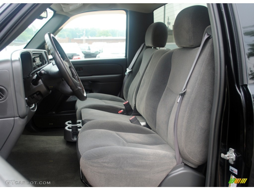 2005 Silverado 1500 Z71 Regular Cab 4x4 - Black / Dark Charcoal photo #14