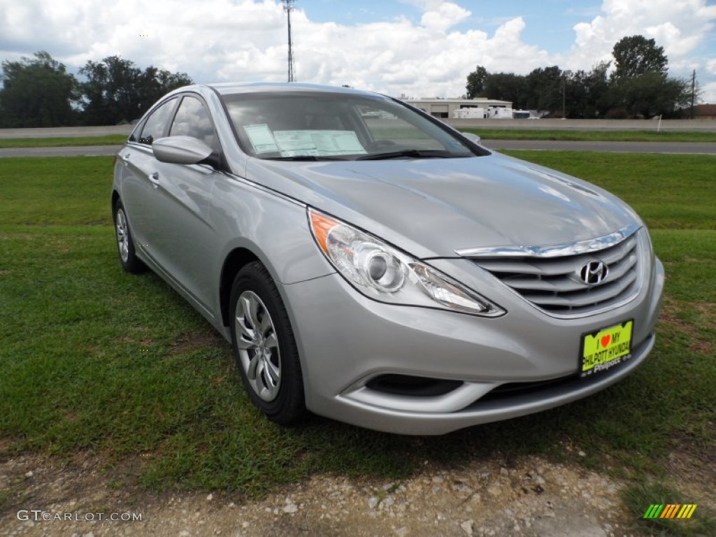 2012 Sonata GLS - Radiant Silver / Gray photo #1