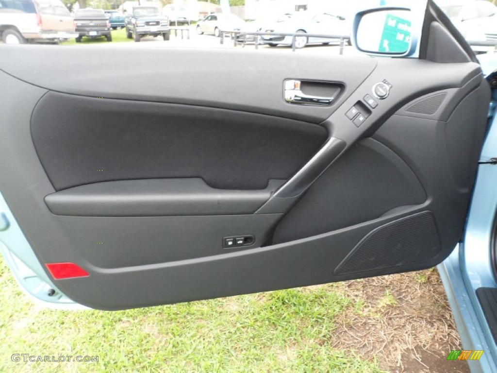 2012 Hyundai Genesis Coupe 2.0T Black Cloth Door Panel Photo #51950462