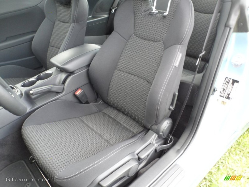 Black Cloth Interior 2012 Hyundai Genesis Coupe 2.0T Photo #51950486