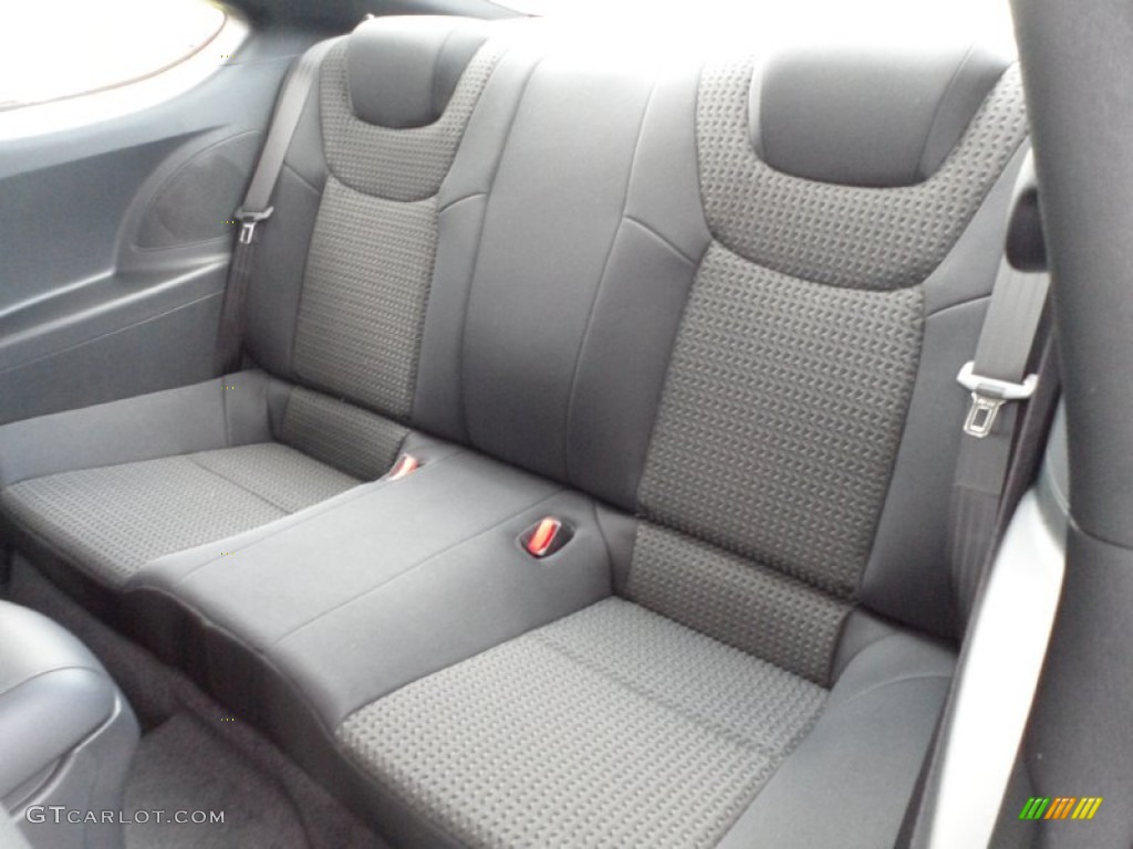 Black Cloth Interior 2012 Hyundai Genesis Coupe 2.0T Photo #51950516