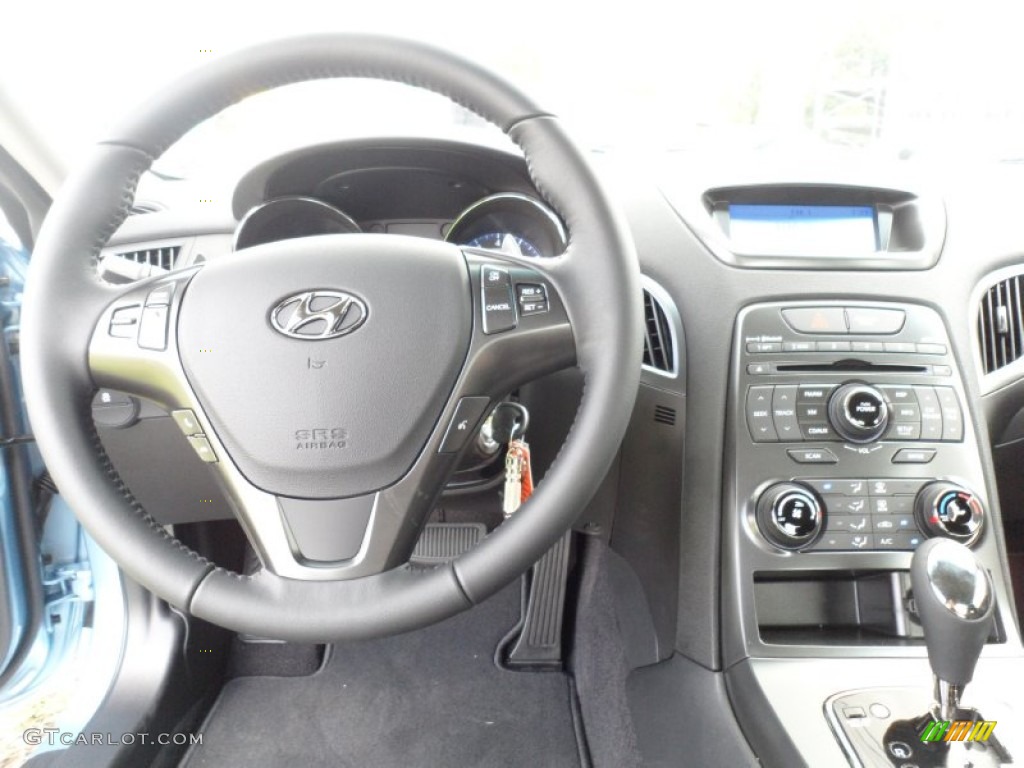 2012 Hyundai Genesis Coupe 2.0T Black Cloth Dashboard Photo #51950528