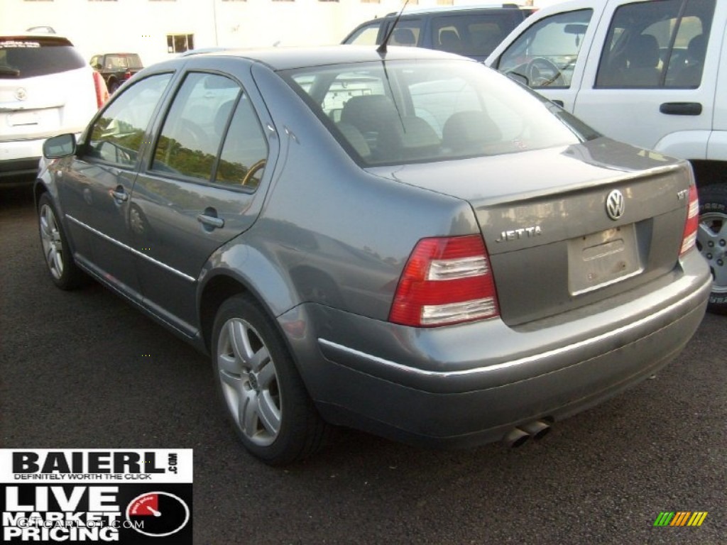 2004 Jetta GLS 1.8T Sedan - Platinum Grey Metallic / Black photo #3