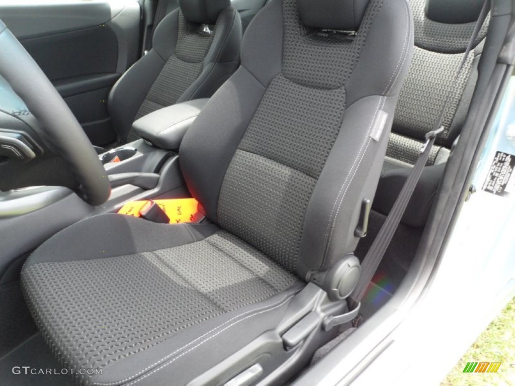Black Cloth Interior 2012 Hyundai Genesis Coupe 2.0T Premium Photo #51951032