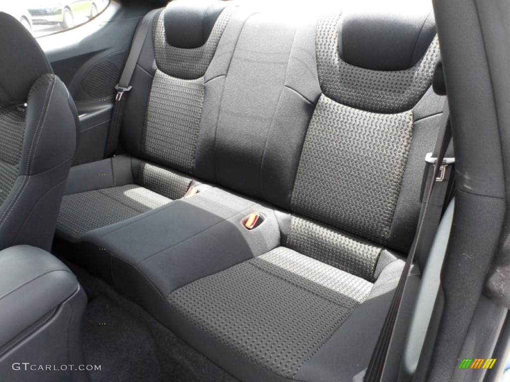 Black Cloth Interior 2012 Hyundai Genesis Coupe 2.0T Premium Photo #51951062