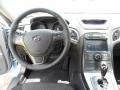Black Cloth 2012 Hyundai Genesis Coupe 2.0T Premium Dashboard