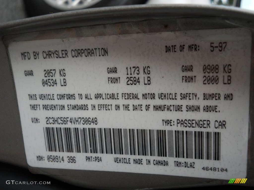 1997 LHS Sedan - Bright Platinum Metallic / Agate photo #22