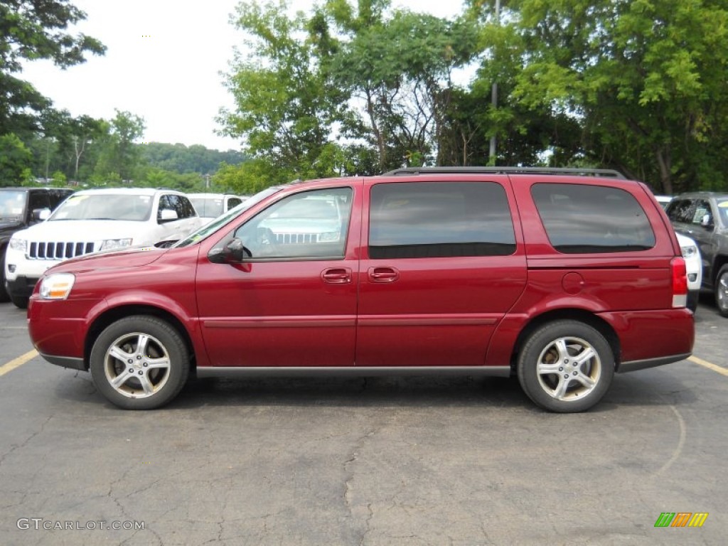 2005 Uplander LS - Sport Red Metallic / Medium Gray photo #13