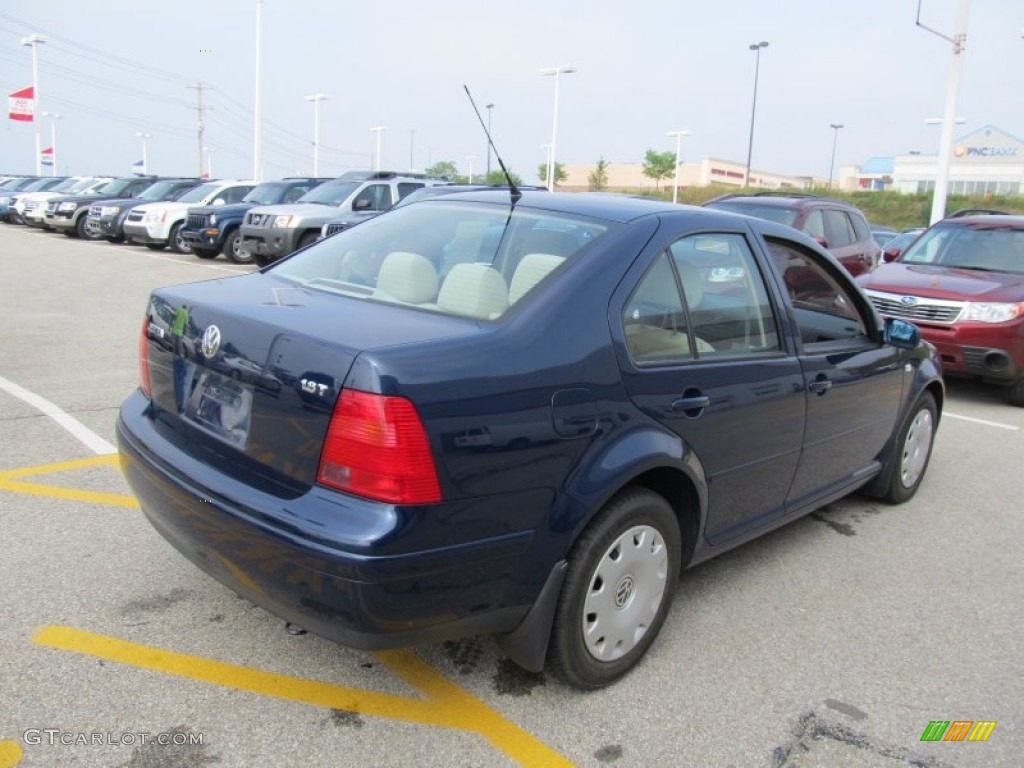 2002 Jetta GLS 1.8T Sedan - Indigo Blue / Beige photo #7