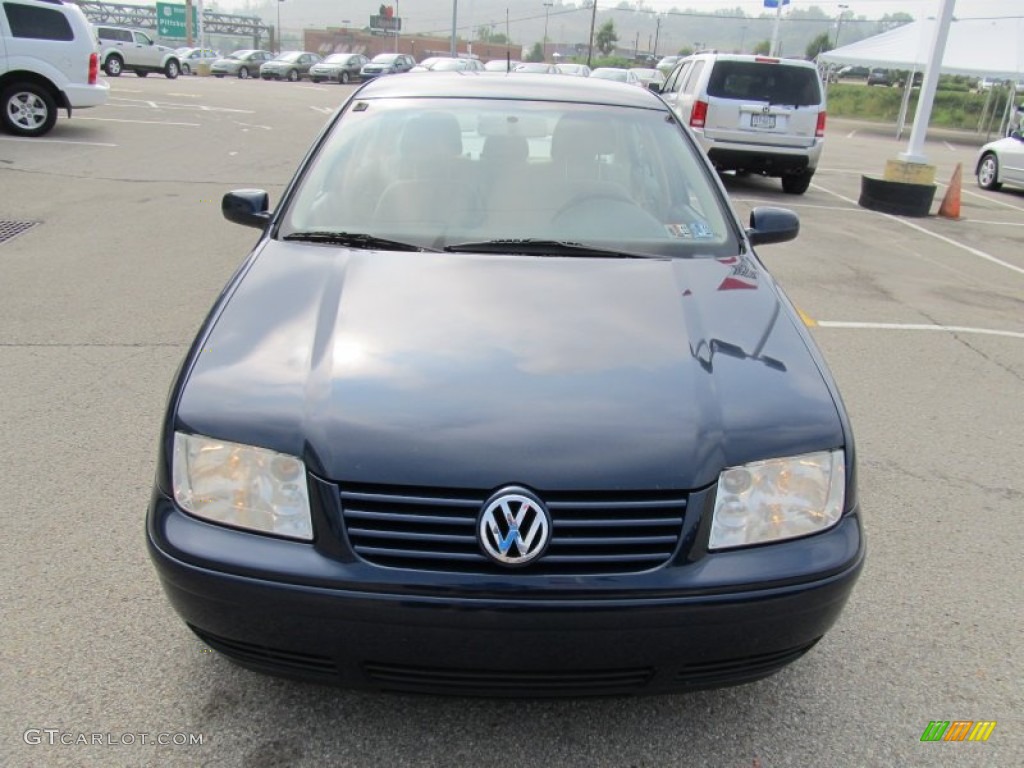 2002 Jetta GLS 1.8T Sedan - Indigo Blue / Beige photo #10