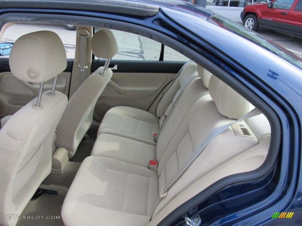 2002 Jetta GLS 1.8T Sedan - Indigo Blue / Beige photo #11