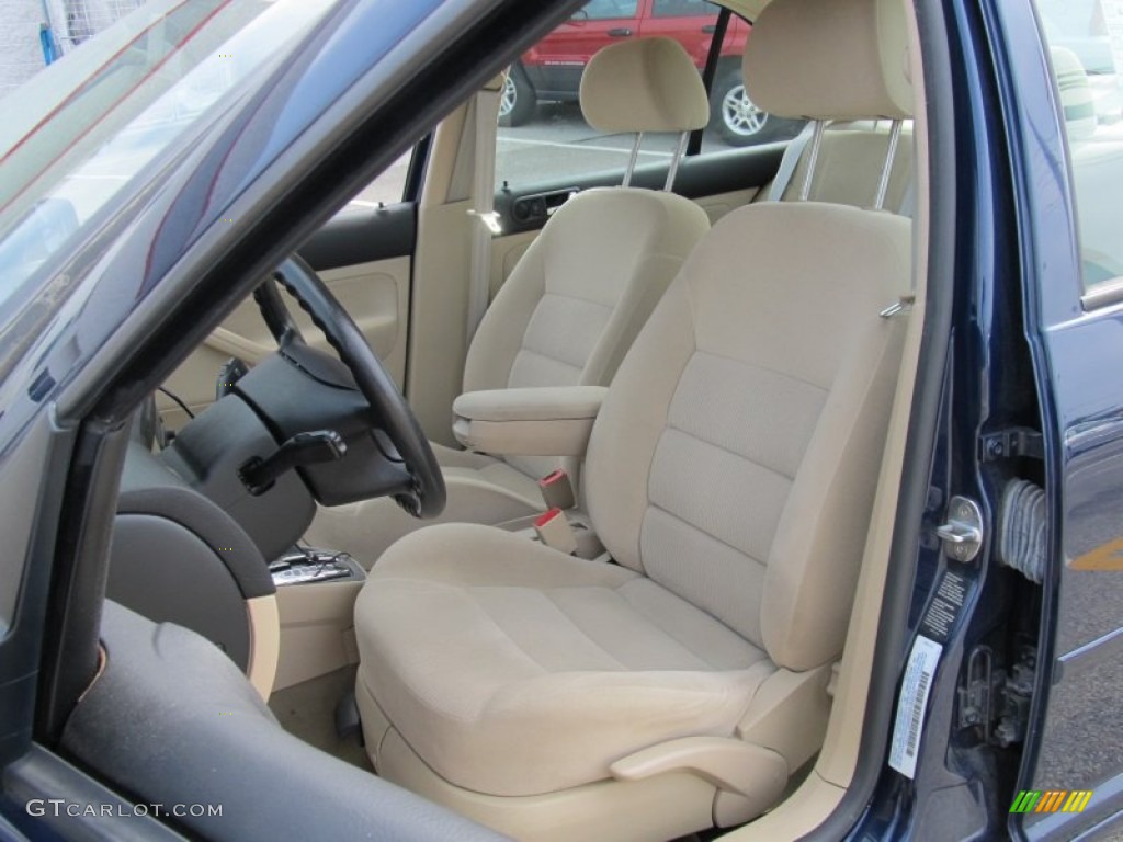 2002 Jetta GLS 1.8T Sedan - Indigo Blue / Beige photo #14