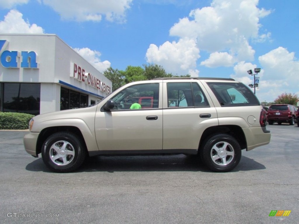 2005 TrailBlazer LS - Sandstone Metallic / Light Cashmere/Ebony photo #4