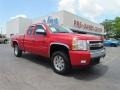 Victory Red 2007 Chevrolet Silverado 1500 LTZ Extended Cab 4x4