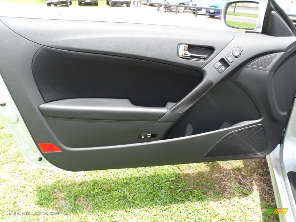 2012 Hyundai Genesis Coupe 2.0T Black Cloth Door Panel Photo #51952091