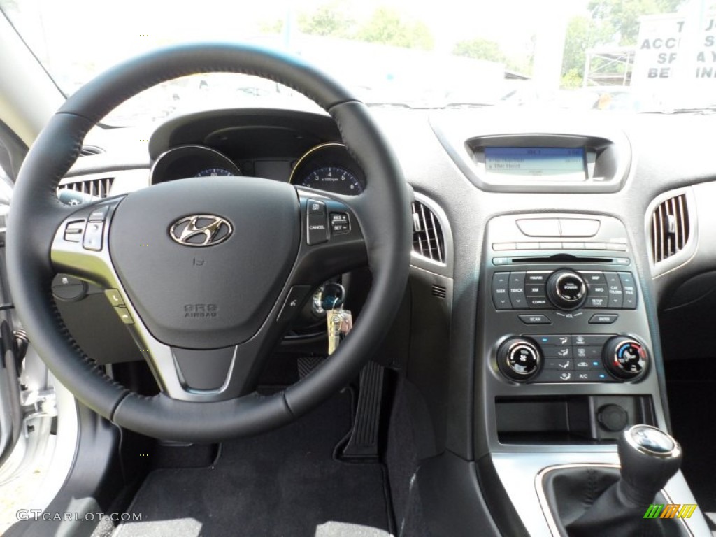 2012 Hyundai Genesis Coupe 2.0T Black Cloth Dashboard Photo #51952166