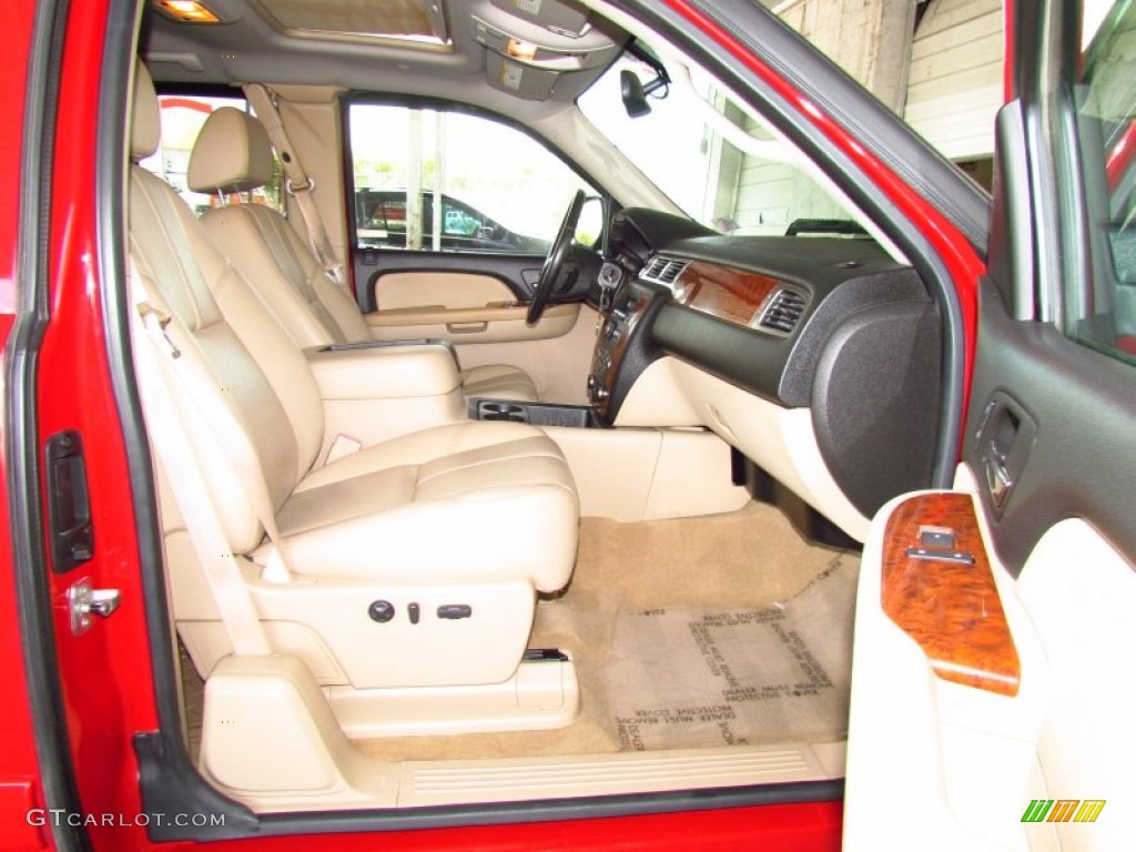 2007 Silverado 1500 LTZ Extended Cab 4x4 - Victory Red / Light Cashmere/Ebony Black photo #11