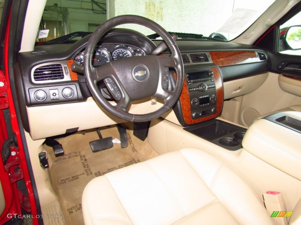 Light Cashmere/Ebony Black Interior 2007 Chevrolet Silverado 1500 LTZ Extended Cab 4x4 Photo #51952253
