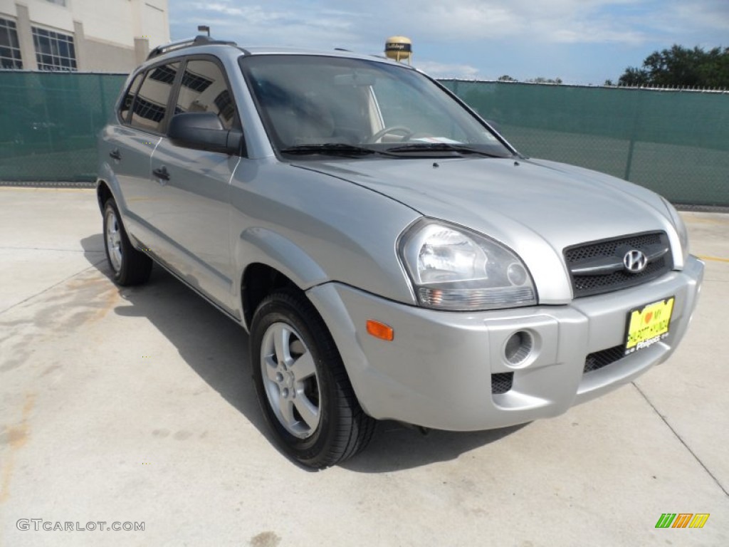 2007 Tucson GLS - Platinum Metallic / Beige photo #1