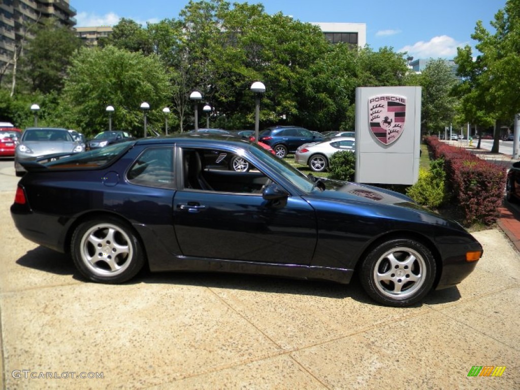 Midnight Blue Metallic 1993 Porsche 968 Coupe Exterior Photo #51952556