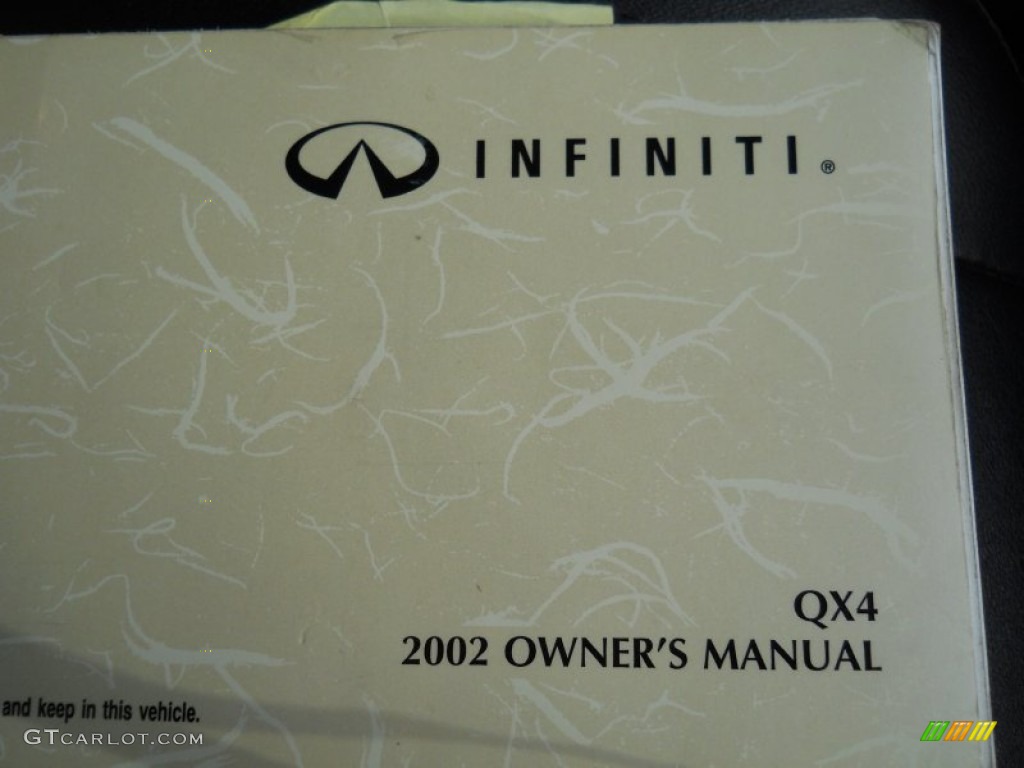 2002 Infiniti QX4 4x4 Books/Manuals Photo #51953027