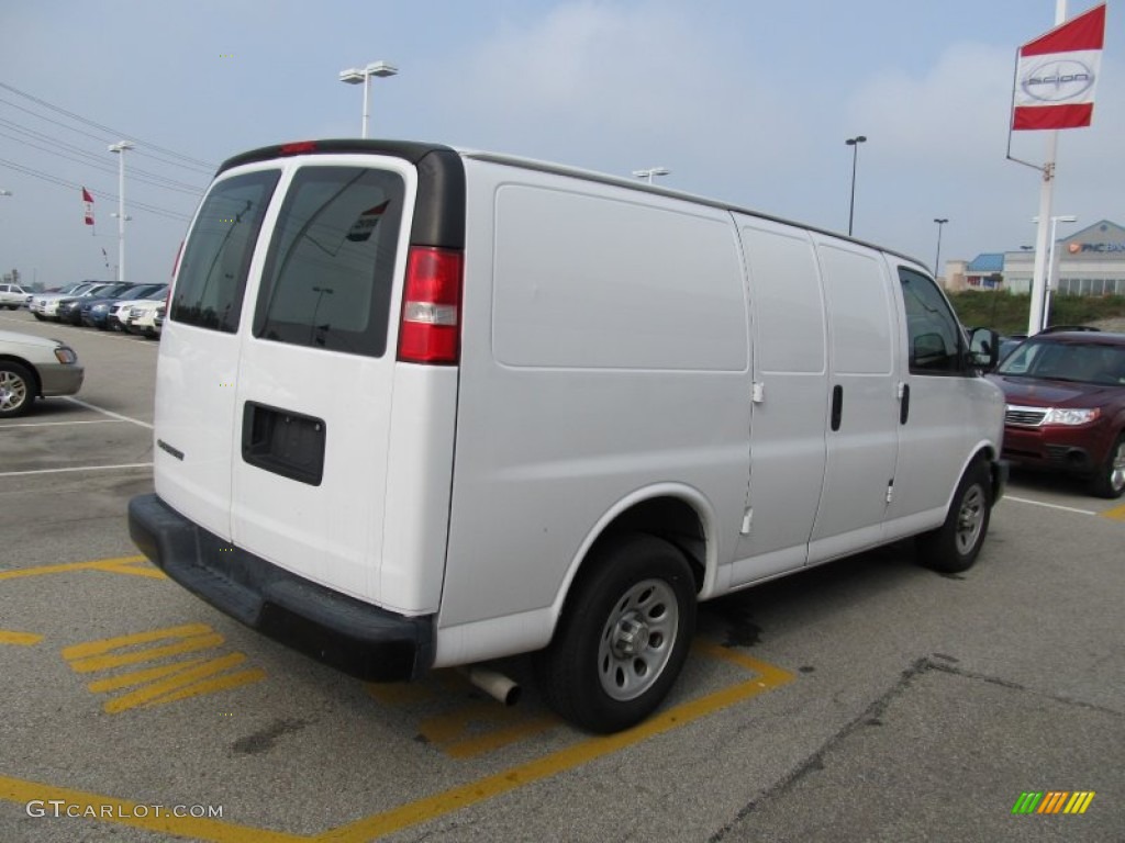 2009 Express 1500 Cargo Van - Summit White / Medium Pewter photo #6