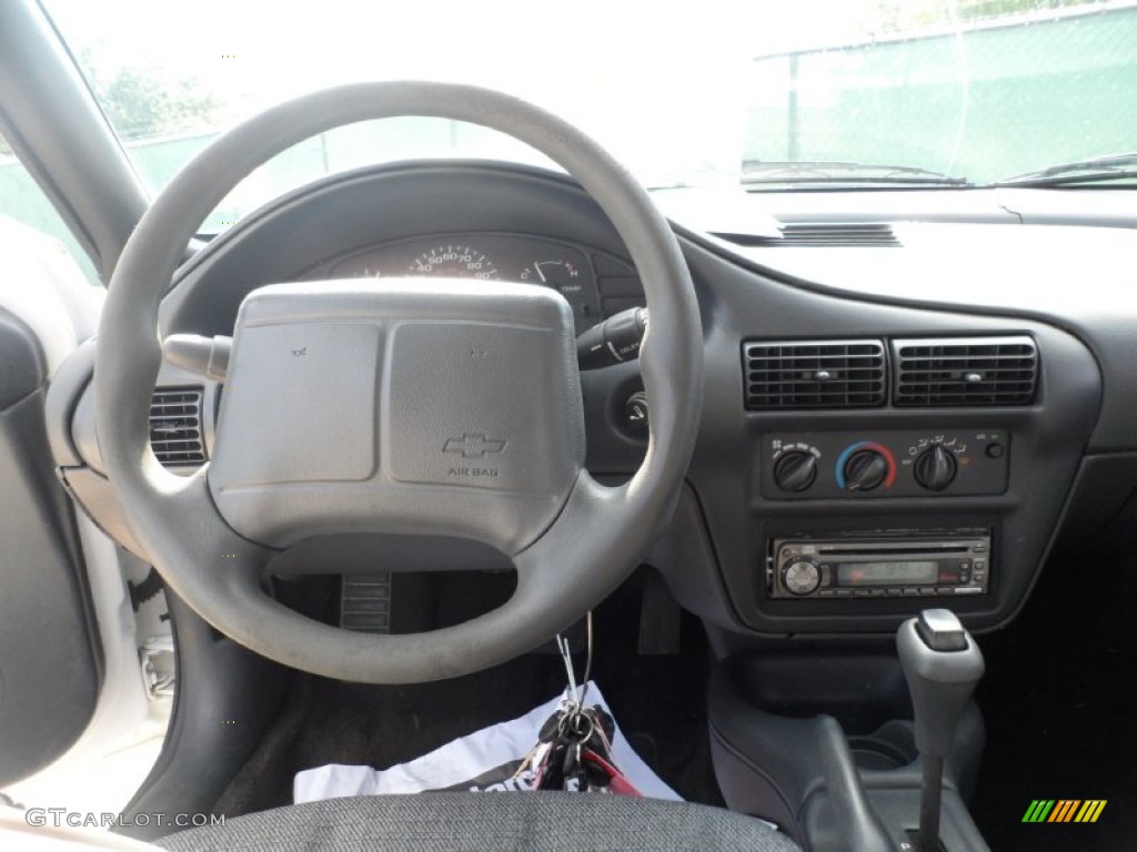 1999 Chevrolet Cavalier Coupe Graphite Dashboard Photo #51953528