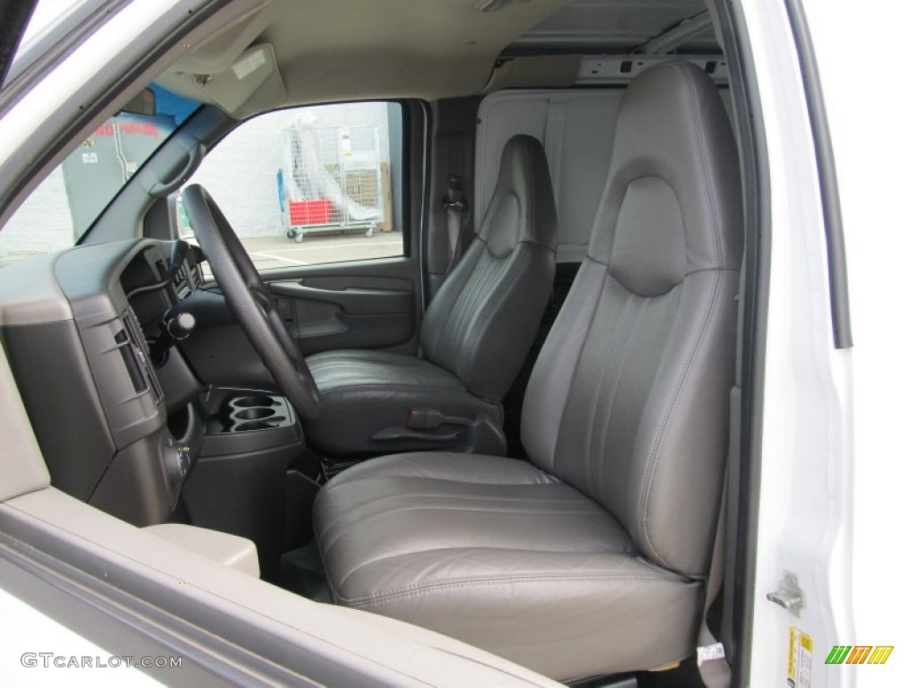 2009 Express 1500 Cargo Van - Summit White / Medium Pewter photo #14
