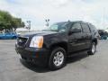 2008 Onyx Black GMC Yukon SLT 4x4  photo #3