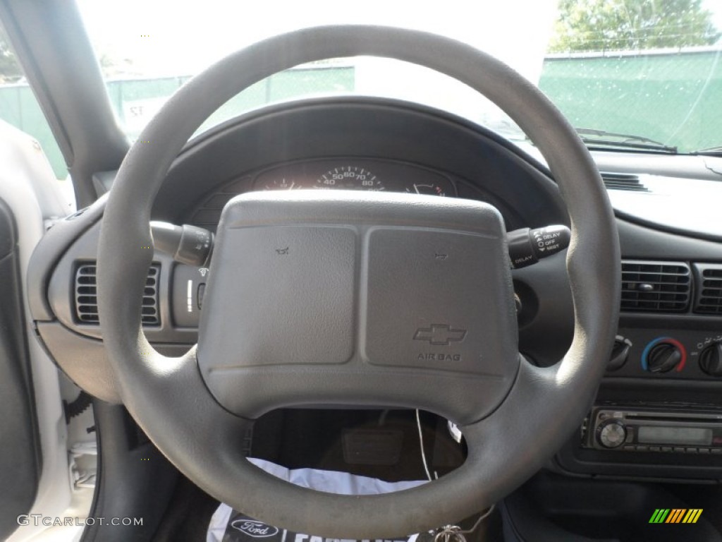 1999 Chevrolet Cavalier Coupe Graphite Steering Wheel Photo #51953585