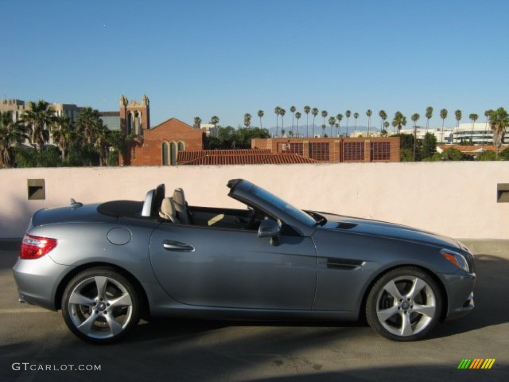 2012 SLK 350 Roadster - Silver Mist Metallic / Sahara Beige photo #6