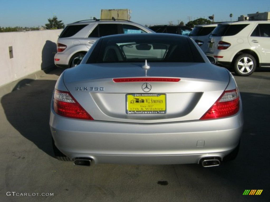 2012 SLK 350 Roadster - Iridium Silver Metallic / Ash/Black photo #5