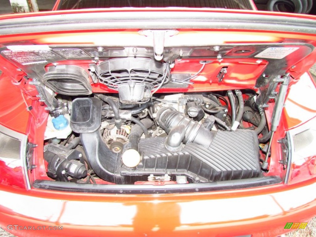2000 Porsche 911 Carrera Coupe 3.4 Liter DOHC 24V VarioCam Flat 6 Cylinder Engine Photo #51955145
