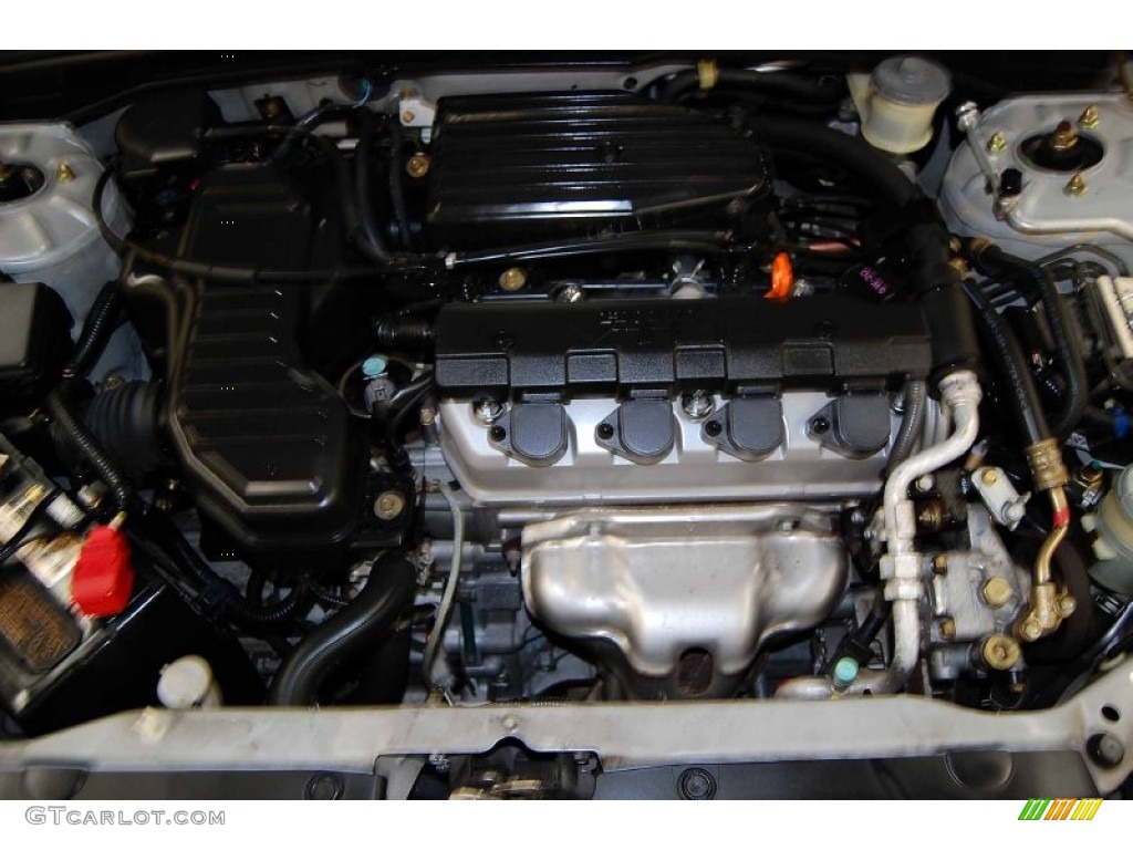 2004 Honda Civic EX Sedan 1.7L SOHC 16V VTEC 4 Cylinder Engine Photo #51955337