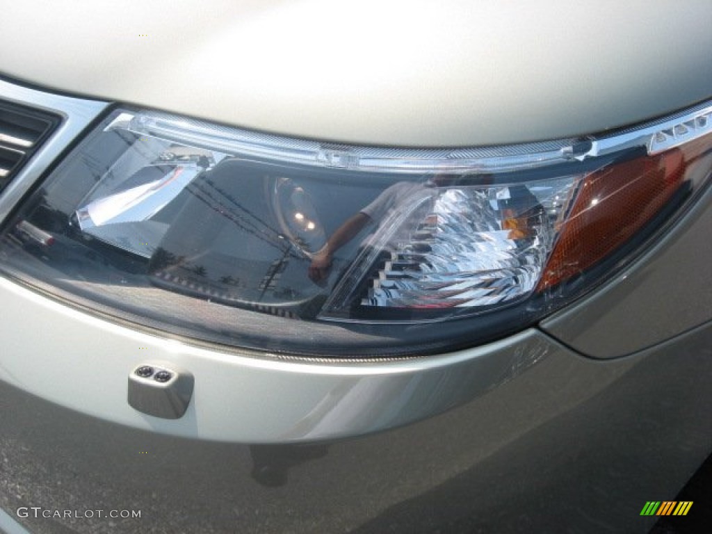 2008 9-3 2.0T Sport Sedan - Pepper Green Metallic / Parchment photo #38