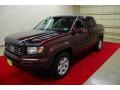 2007 Dark Cherry Pearl Honda Ridgeline RTS  photo #3