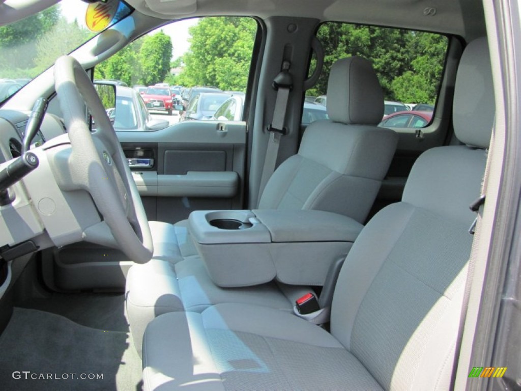 2005 F150 XLT SuperCrew 4x4 - Dark Shadow Grey Metallic / Medium Flint/Dark Flint Grey photo #8