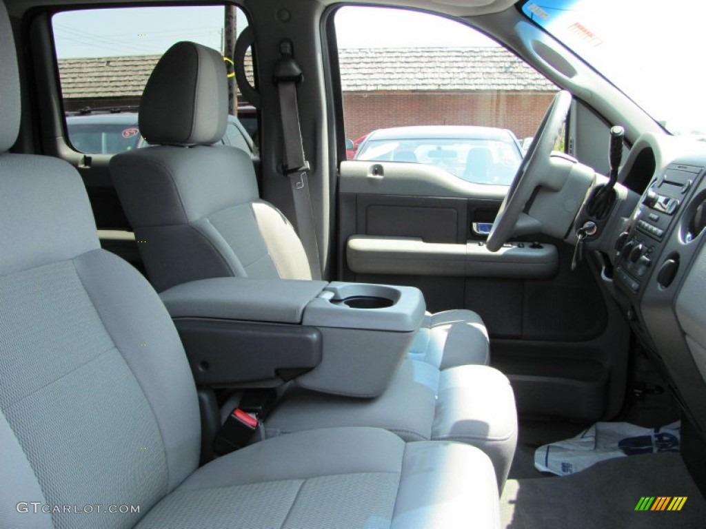2005 F150 XLT SuperCrew 4x4 - Dark Shadow Grey Metallic / Medium Flint/Dark Flint Grey photo #16