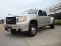 2007 Silver Birch Metallic GMC Sierra 3500HD SLT Crew Cab 4x4 Dually  photo #7