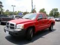 2005 Flame Red Dodge Dakota ST Club Cab 4x4  photo #27