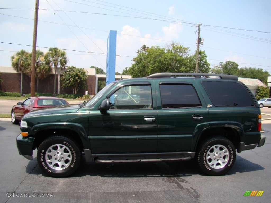 2004 Tahoe Z71 4x4 - Dark Green Metallic / Gray/Dark Charcoal photo #5